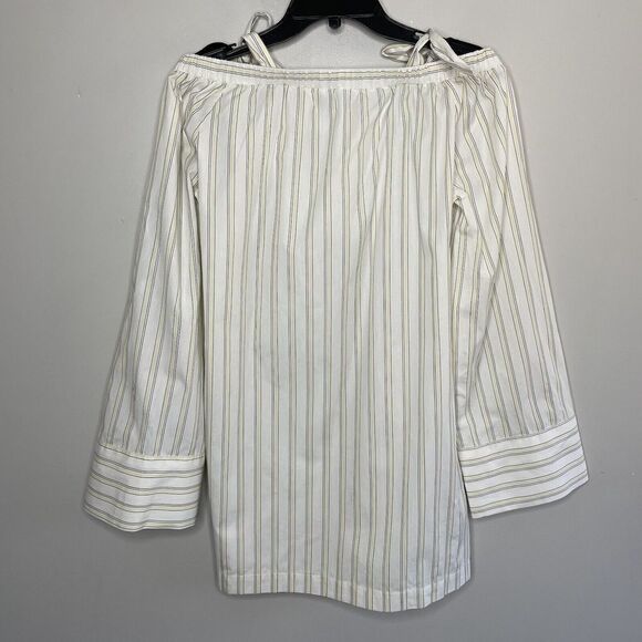BAUM UND PFERDGARTEN Women Arina Stripe Cold-Shoulder Shift Dress NEW Sz 36 US 6 - Picture 9 of 16